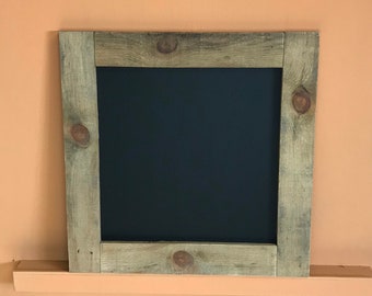 Wooden Rustic Chalkboard Menu Natural Driftwood Chalkboard Menu 39.5 CM X 39 CM