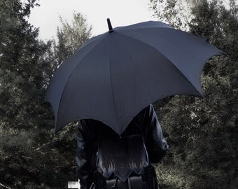 Parapluie du cortège funèbre du mercredi [NOIR]