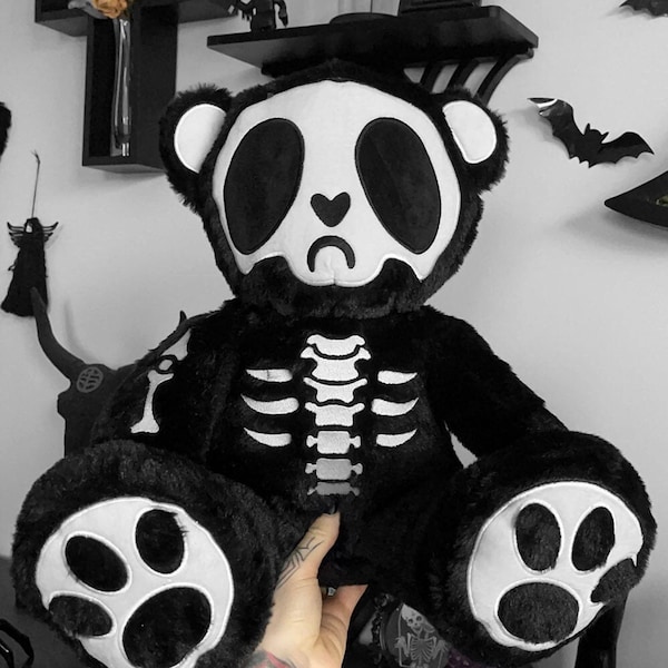 Grumpy Bones Bear Plush Toy
