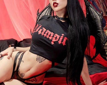 I'm a Vampire Crop Top