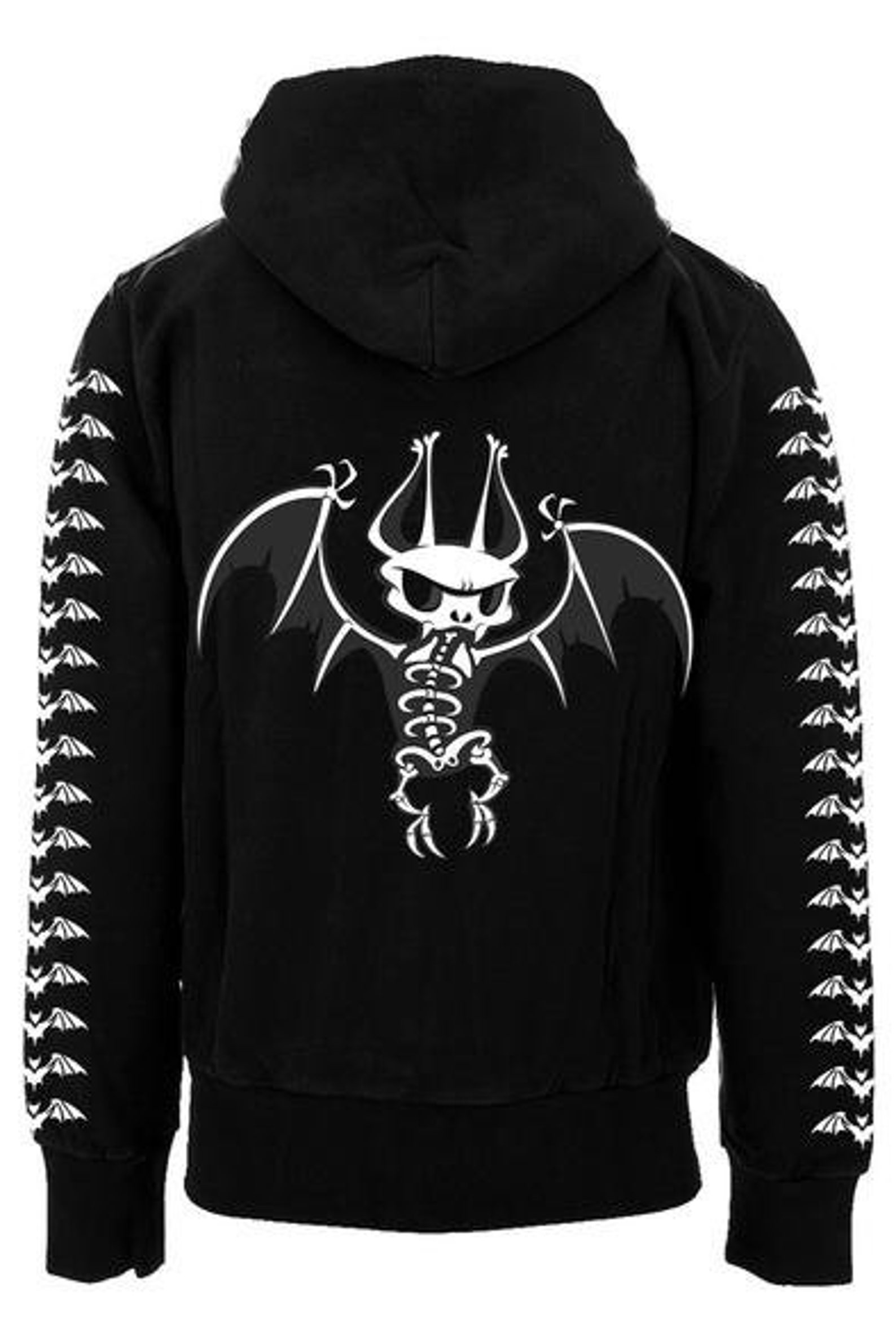 VampireFreaks Batty Bones T-shirt or Hoodie skeleton bat | Etsy