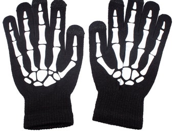 Dead Fingers Skeleton Gloves [Touch Screen]