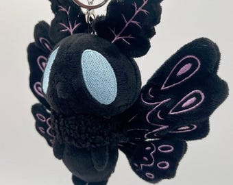 Lunar Moth Plush Keychain