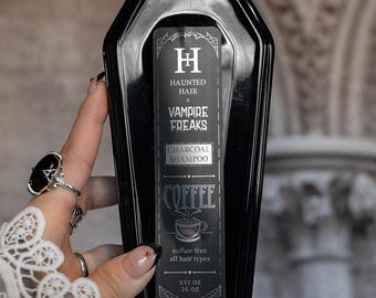 Charcoal Coffee Shampoo – Gothic Vegan Hair Cleanser (Sulfate-Free)