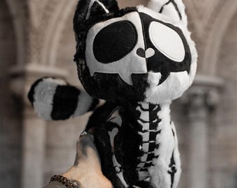 Peluche Splitzokitty [Negro/Blanco] [Edición limitada]