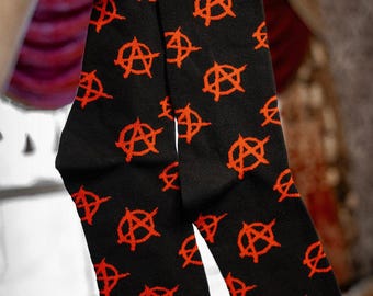 Anarchy Symbols Creepy Crew Socks