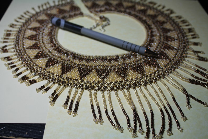 Bead Choker Collar Necklace