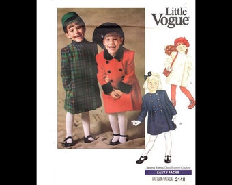Vintage Vogue Pattern 2148 Little Vogue Child Coat Easy/ Couture sz 4