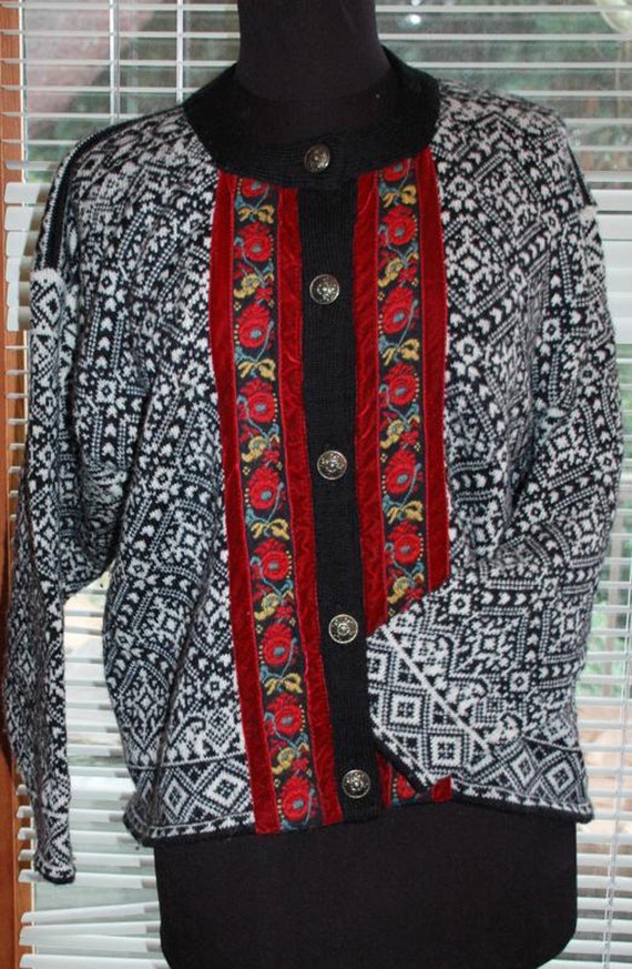 Velvet 2024 trim cardigan
