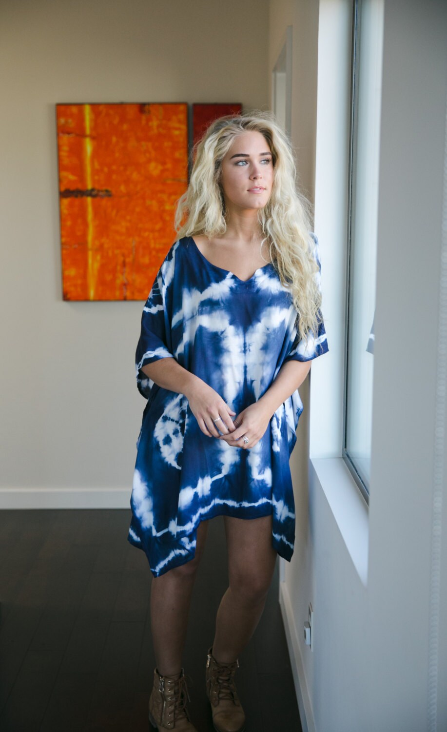ワンピース Shibori Tie-Dyed Cotton Jersey Dress Mame Kurogouchi ​/ 新作アイテム入荷 “”Shibori” Tie-Dyed