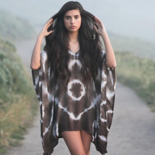 Indigo Shibori Dress // Navy Shibori Tie Dye // Beach Cover