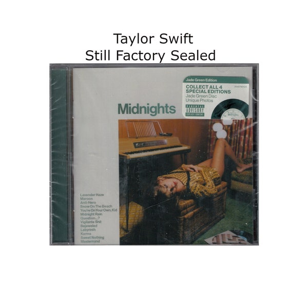 CD - Still Factory Sealed -Taylor Swift - Midnights Jade Green Edition