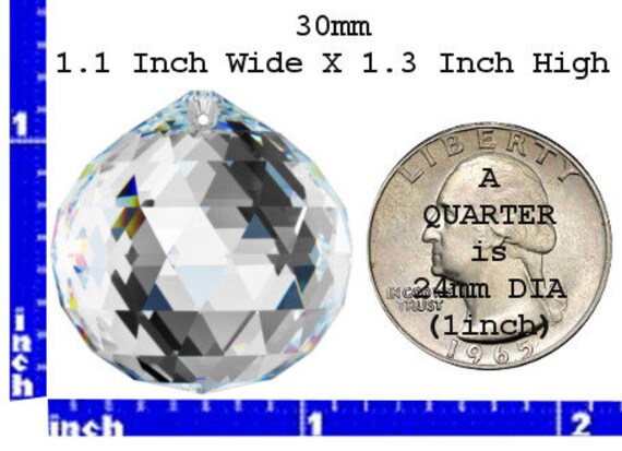 Swarovski Strass 8558 Ball Prism - Crystal Clear - 7 Sizes - Etsy