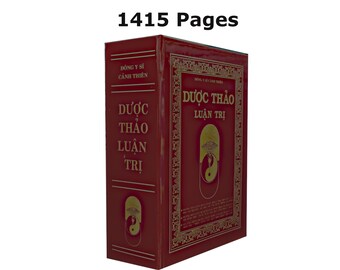 Dược Thảo Luận Trị – ĐYS Cảnh Thiên Kräutermedizin – Analyse- und Behandlungsbuch, gebundene Ausgabe, 1415 Seiten