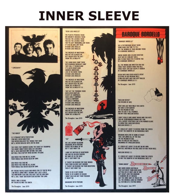 LP - the Stranglers - the Raven - -UAG 30262 - Etsy
