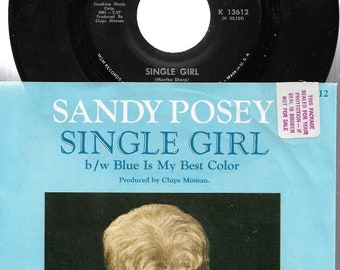 45 rpm - Sandy Posey - Single Girl - MGM