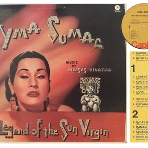 LP - Yma Sumac - Legend of the Sun Virgin - Capitol SM-299 -  (lp45)