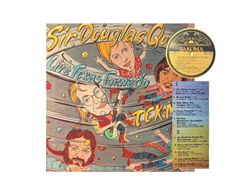 LP - Sir Douglas Quintet Live - Takoma 7095