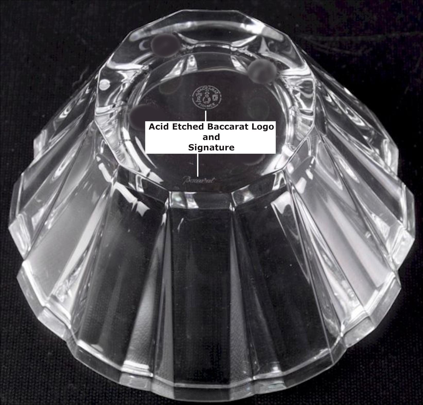 Exquisate Baccarat French Martinez Crystal Bowl - Etsy