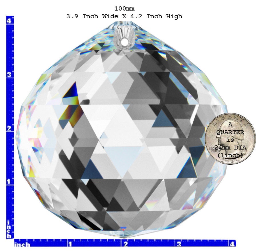Swarovski Strass 8558 Ball Prism - Crystal Clear - 7 Sizes - Etsy