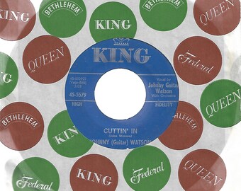45 rpm - Funk/Soul - Johnny Guitar Watson - Cuttin' In / Broke And Lonely - KING 45-5579