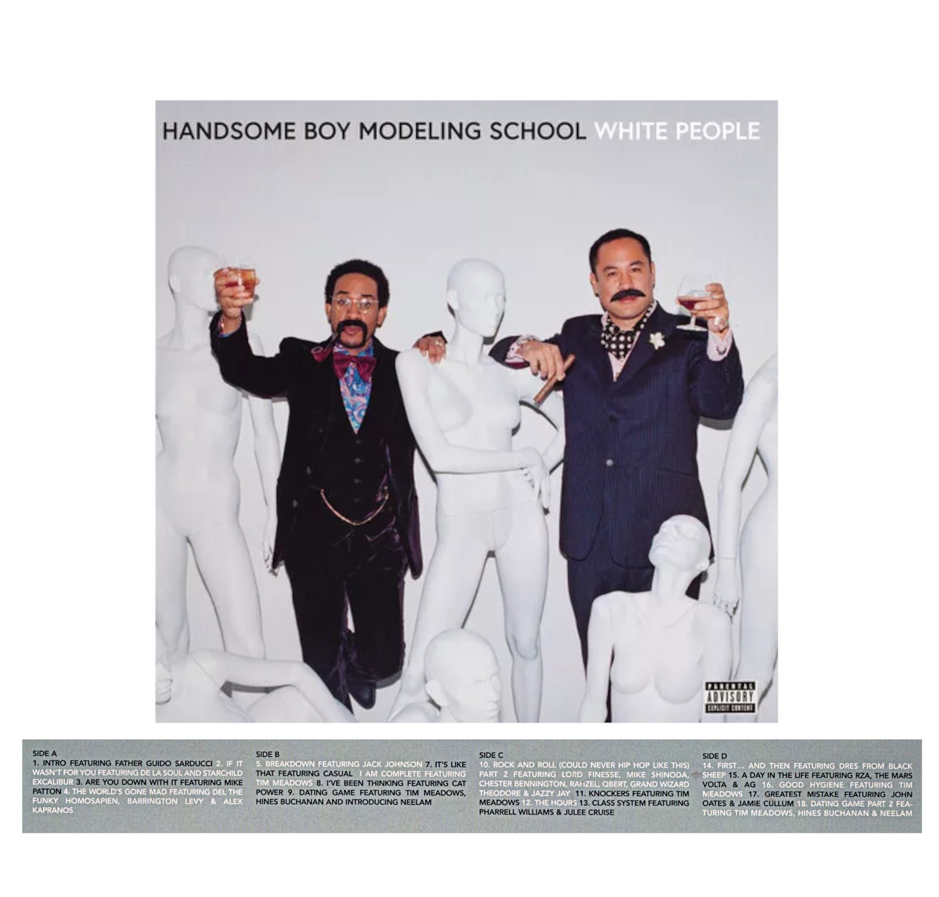 2 Lp's - White People - Handsome Boy Modeling School