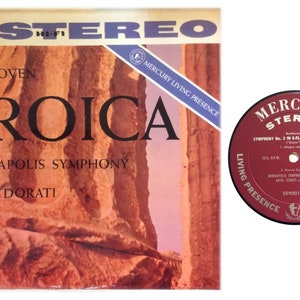 LP - Eroica - c1958 - Antal Dorati - Mercury Living Presence Stereo - SR 90011