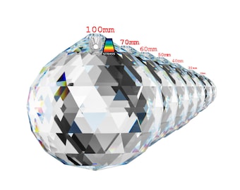 Swarovski Strass 8558 Ball Prism - Crystal Clear - 7 Sizes