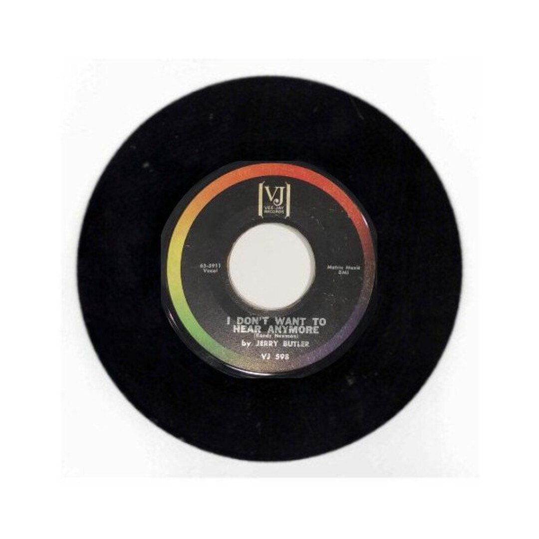 英7” Jerry Butler I Stand Accused / I Dont Want To Hear Anymore WI4003 SUE /00080 45 Rpm - Jerry Butler - I Don't Want to Hear Anymore / I