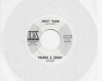 45 rpm - Frankie & Johhny / Sweet Thang - Music Track / Times Gone By - IA 112 ....(A19)