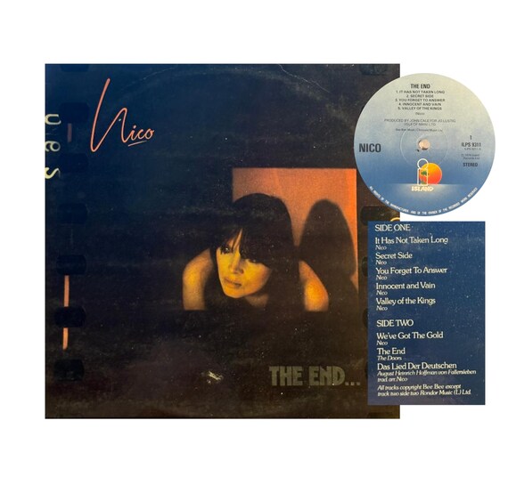 Nico ニコ The End 20S-80 LP 帯付 レコード 国内盤 VINYL VELVET