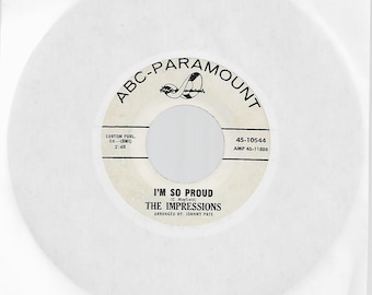 45 rpm - Promo - The Impressions - I'm So Proud / I Made A Mistake - ABC 45-10544 - (56)