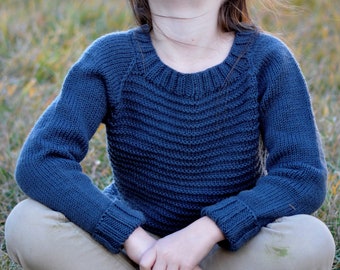 Chutes and Ladders Sweater / Kids Sweater Pattern / Easy Knit Sweater / Toddler Sweater Knitting Pattern