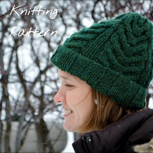Bennington Hat Knit Hat Pattern / Winter Knit Hat / Knitted Hat Pattern / Knitting Pattern