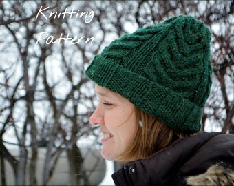 Bennington Hat Knit Hat Pattern / Winter Knit Hat / Knitted Hat Pattern / Knitting Pattern
