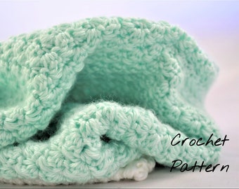 Evie Blanket Crochet Baby Blanket Pattern / Easy Baby Blanket / Beginner Crochet Baby Blanket / Baby Afghan Pattern