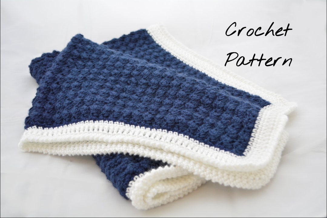 Johnny Blanket Crochet Baby Blanket Pattern / Beginner Crochet Pattern / Baby Blanket Pattern Etsy