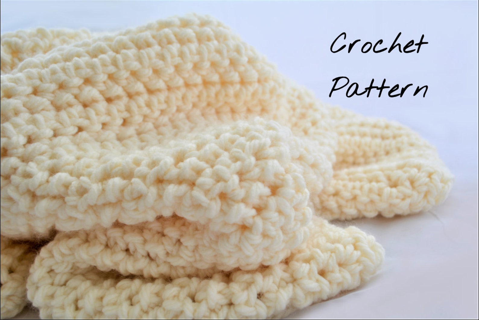 Jamie Blanket Crochet Baby Blanket Pattern / Baby Afghan Pattern