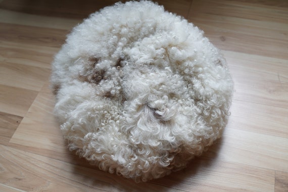 70s / 1970s Halston Mongolian Fur Curly Lamb Beret