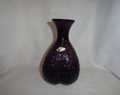 Blenko 677 Joel Myers quot Brains quot Plum Vase