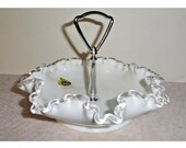 Fenton Silvercrest Handled Bonbon Dish