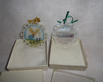 CHOICE of Fenton Hand Painted Christmas Ornaments