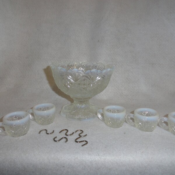 Fenton Punch Bowl Etsy