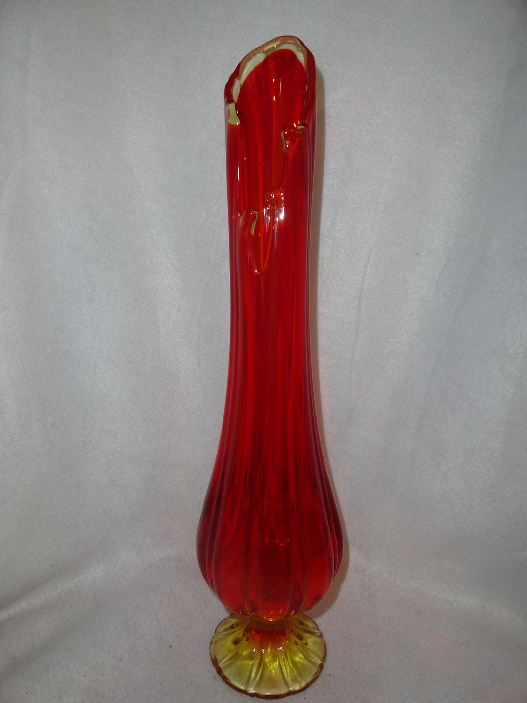Vintage LE Smith Very Large Swung Vase Etsy