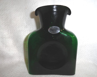 Blenko Malachite Green Mini 384 Water Bottle - New