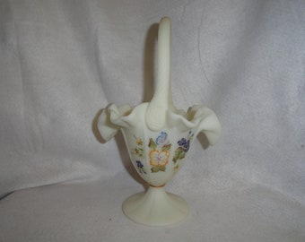 Yellow Custard Glass Fenton 