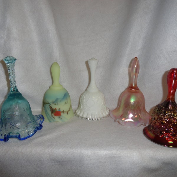 Fenton Glass Bells Etsy