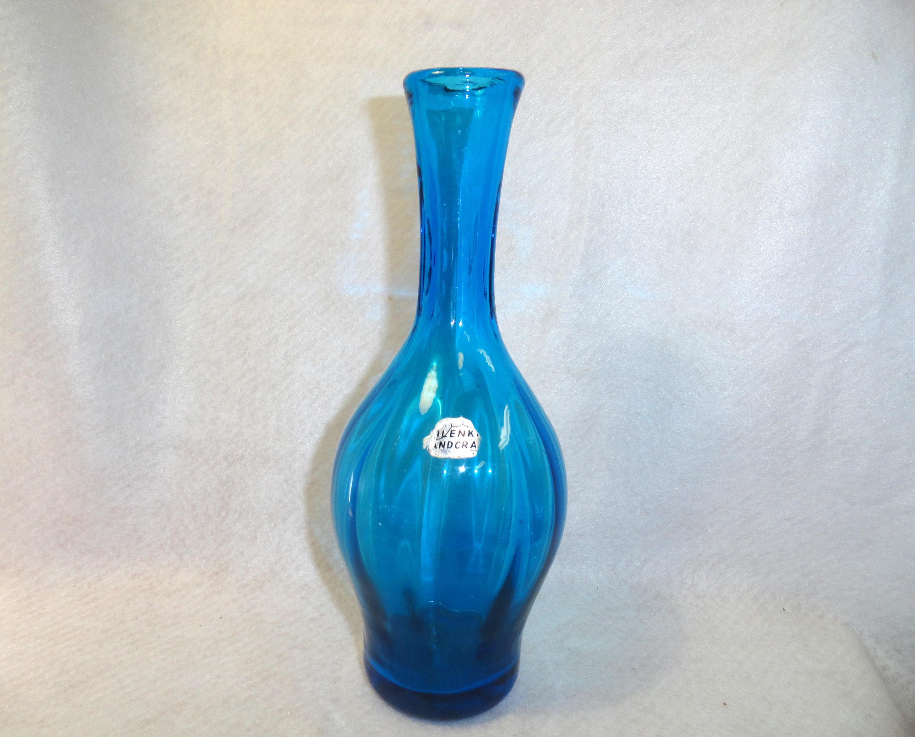 希少なヴィンテージ BLENKO ブレンコガラス　USA製　希少なアメジスト色 Blenko 64 Vase - Etsy