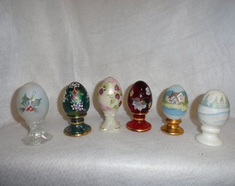 Choice of Fenton Hand Painted Limited Edition Eggs