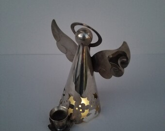 Vintage Angel Luminary / Candle Holder